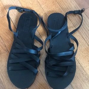 Forever 21 black sandals